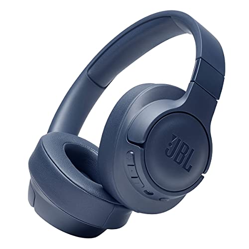 JBL Tune 710BT Wireless Over-Ear Headphones - Bluetooth Headphones with Microphone, 50H Battery, Hands-Free Calls, Portable (Blue)